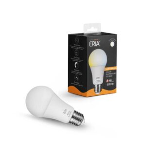 Heldere LED lamp voor slimme verlichting, dimbaar, kleur- en temperatuurcontrole, compatibel met Zigbee technologie.