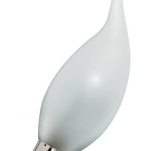 Energiezuinige LED lamp met unieke slanke vorm voor sfeervolle verlichting in huis.