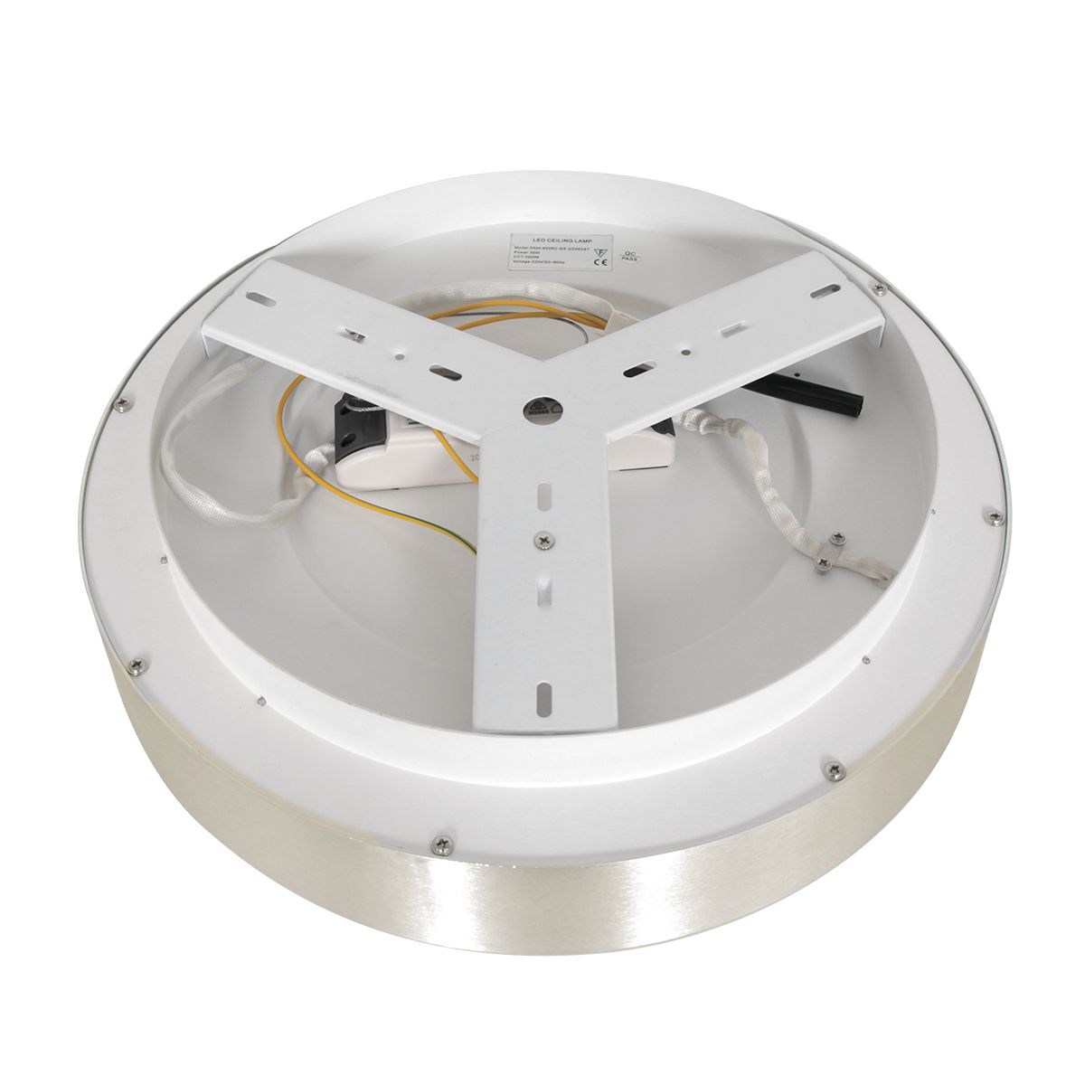 Plafondlamp Ringlede 2562ZI Zilver Ø38cm - Afbeelding 12